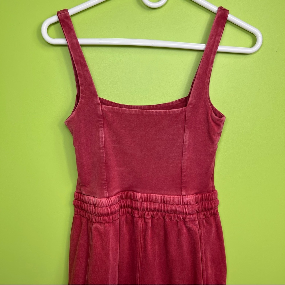 Free People Inbound Onesie in crimson size XS great condition - Picture 6 of 9